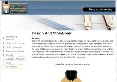 Image of the Spikey Cross Roads Website